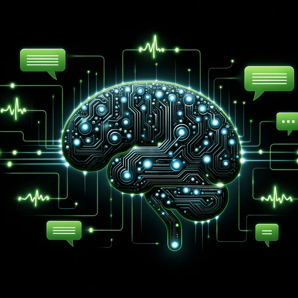 large language model with a brain and inputs